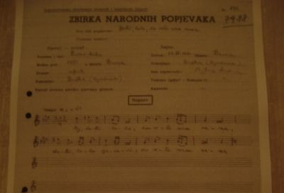 Udruga iz Plavne obnavlja pjesme zapisane prije pola stoljeća: Andrićevi rukopisi ponovno doma